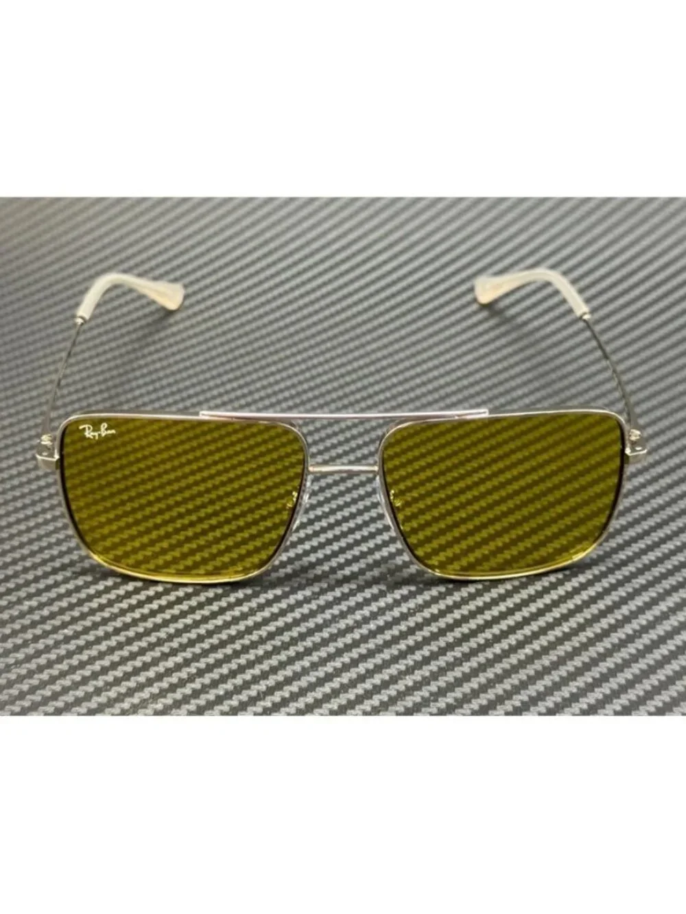 New Ray-Ban Men Silver Sunglasses 56-16-145